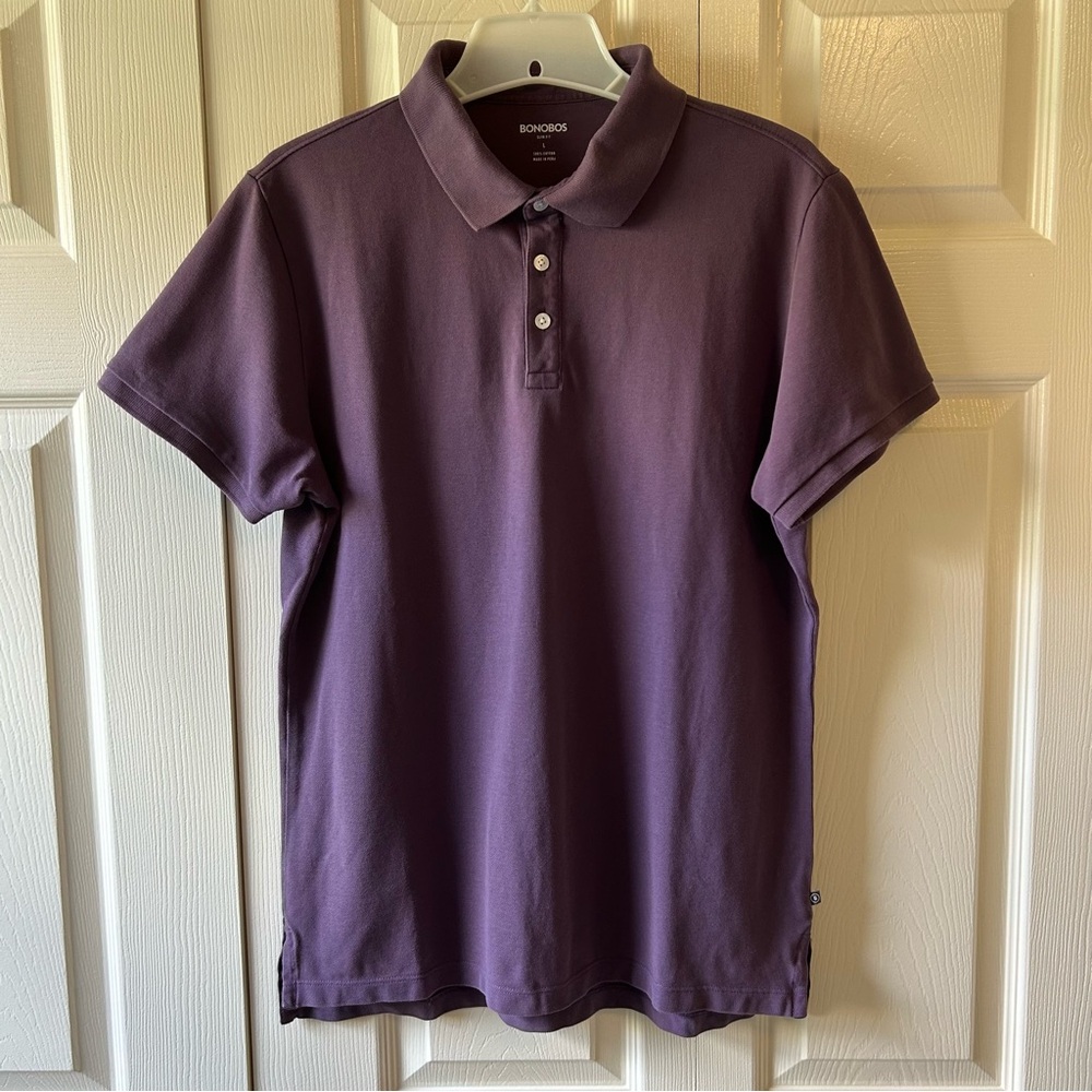 Bonobos Men's Purple Polo Shirt - Picture 1 of 6